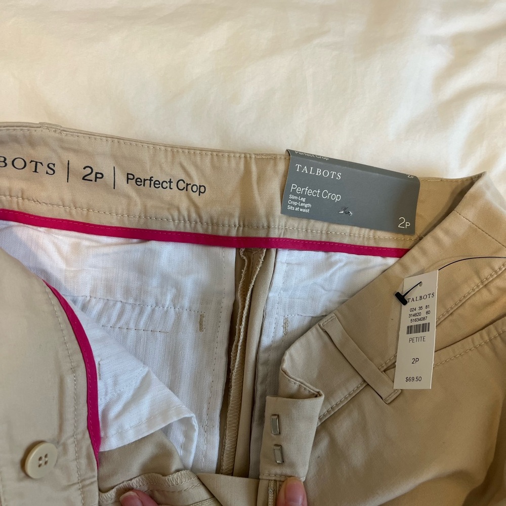 Women’s Talbots Perfect Crop Pants - Tan
